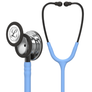 3M™ Littmann® Classic III™ Stethoscope Ceil Blue Tube-Mirror Chestpiec-Smoke Finish Headset -Smoke Stem