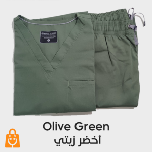 Olive green Royal Scrub - سكراب رويال أخضر زيتي
